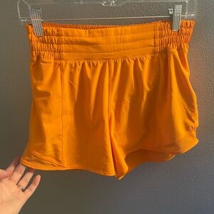 Lululemon Vibrant Orange Women's Shorts